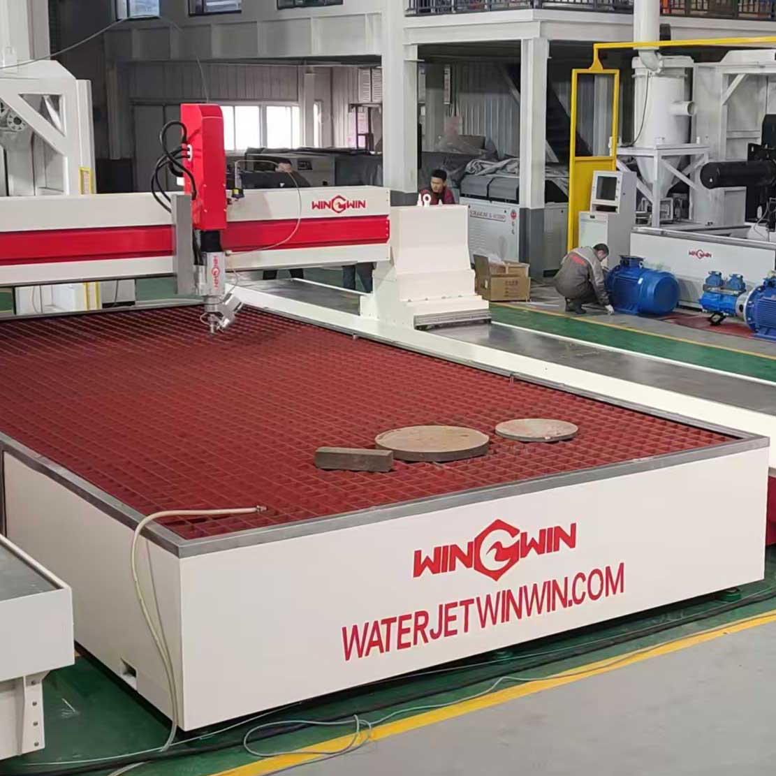 Application of waterjet cutting machine in multi-material cutting