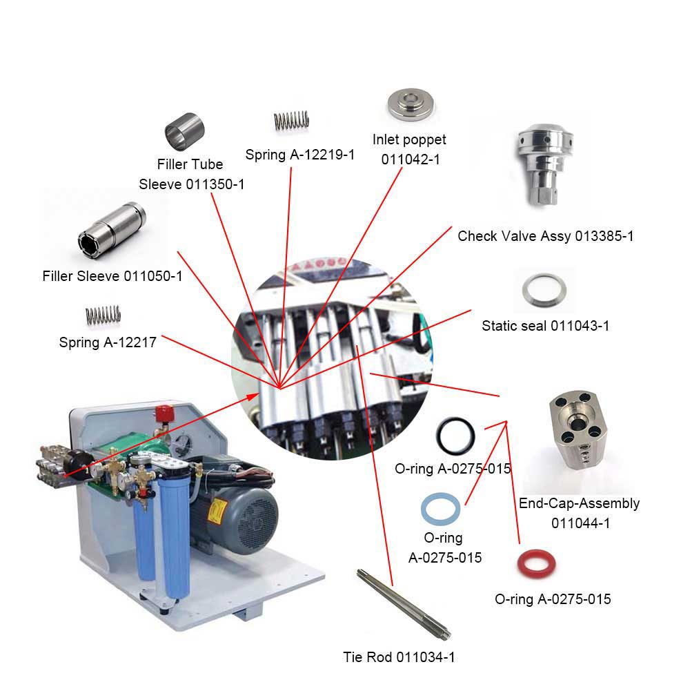  waterjet part direct drive pump parts